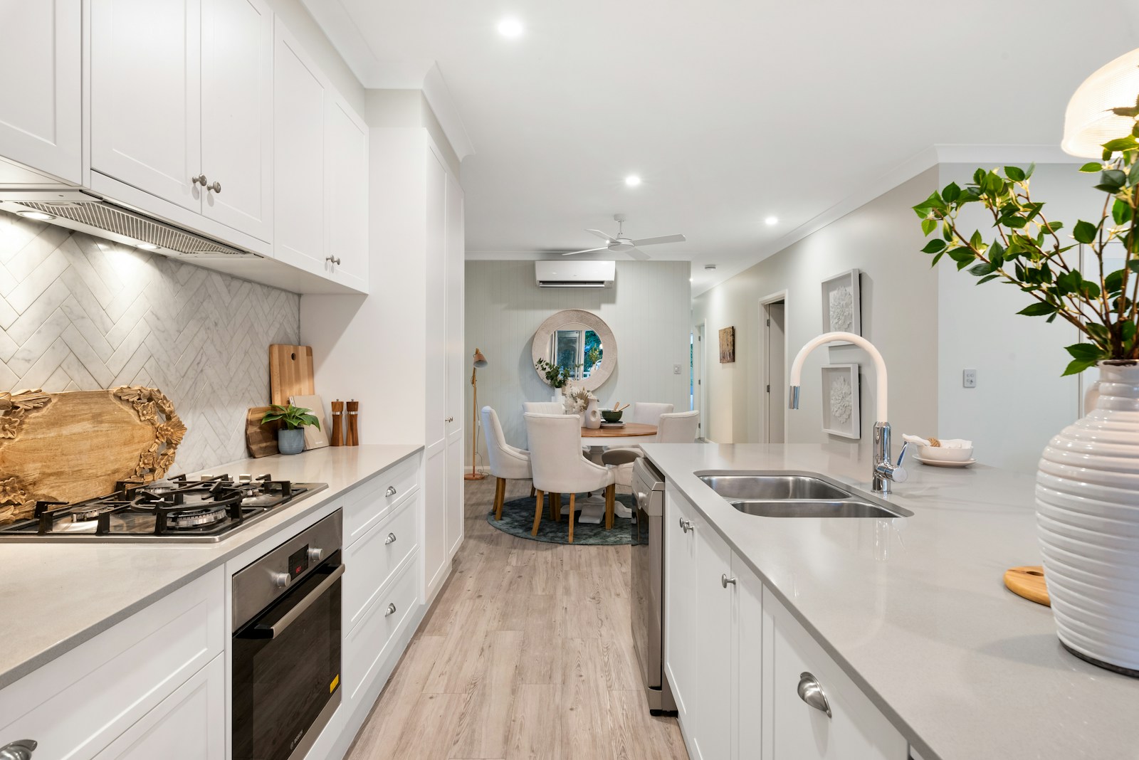 Modern home interior in Langdon, Alberta